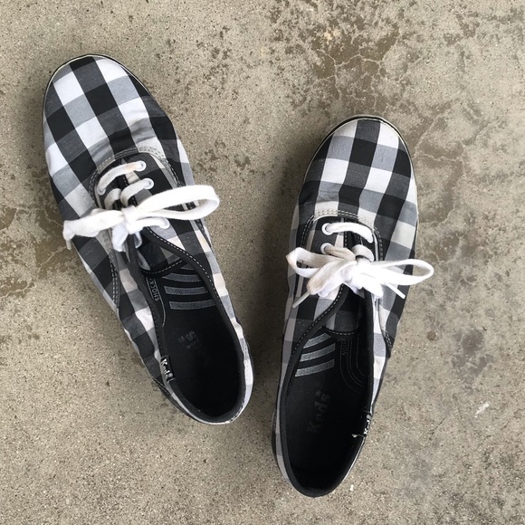 Gingham Keds Sneakers Wm used - Picture 1 of 8